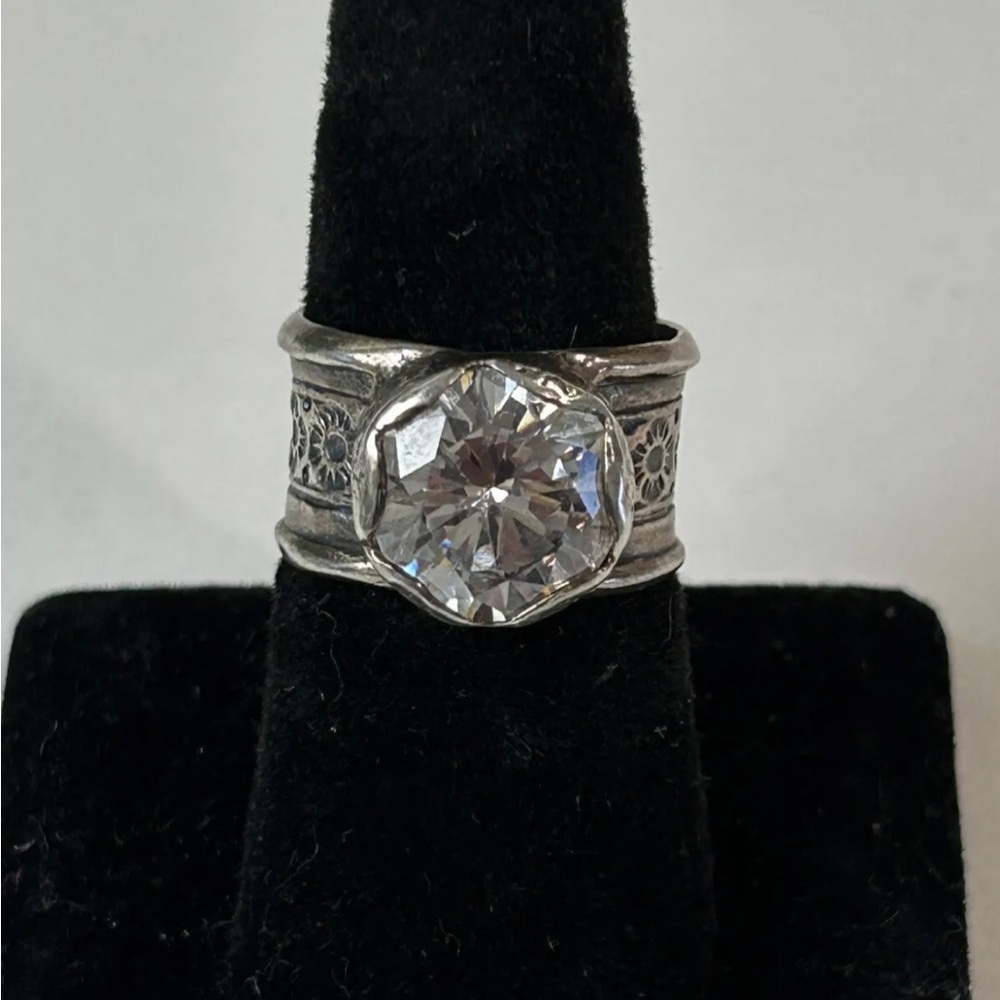 SILPADA designs Queen For A Day, Size 7.5, 925 CZ Sterling Silver Ring - Picture 3 of 8